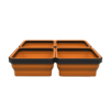 Expandable Magnetic Parts Quad Tray - Orange - Image 3